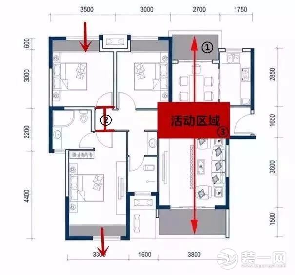 想要买到好房子先学会看户型图 户型常识标识讲解