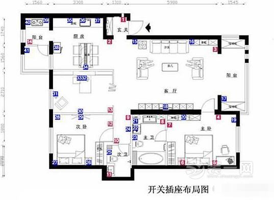 客厅插座布局注意事项